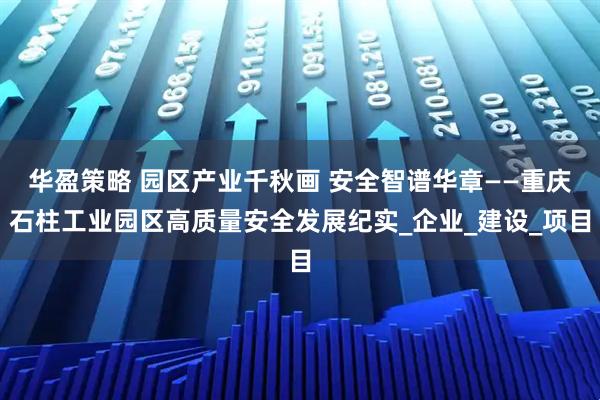 华盈策略 园区产业千秋画 安全智谱华章——重庆石柱工业园区高质量安全发展纪实_企业_建设_项目
